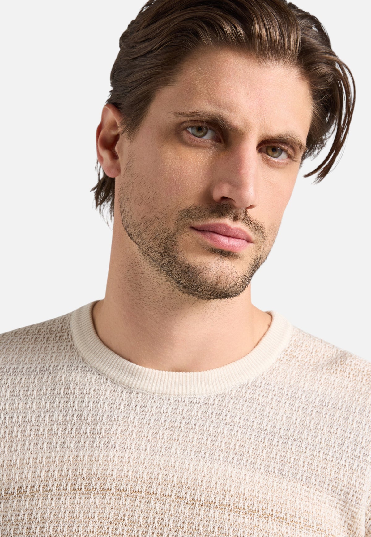 Maglione A Girocollo Uomo Harmont & Blaine Lavorazione 3D, Dettaglio stampato, Regular Fit, Filato caldo, Made in Italy, Logo Harmont & Blaine  HRR962030277