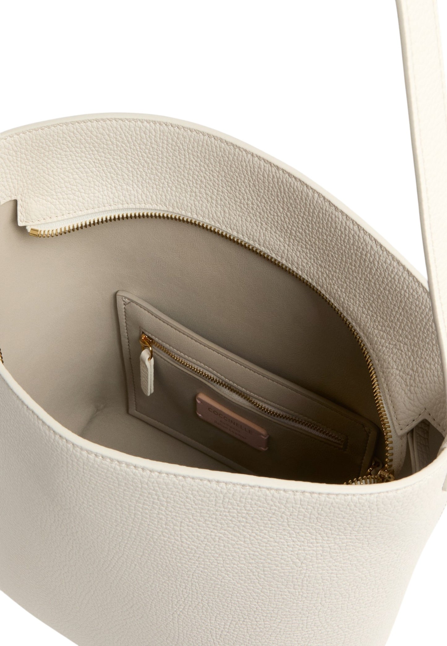 Borsa A Spalla Donna Coccinelle In Pelle Martellata Coccinelle C-Me Lock E1U4K130201