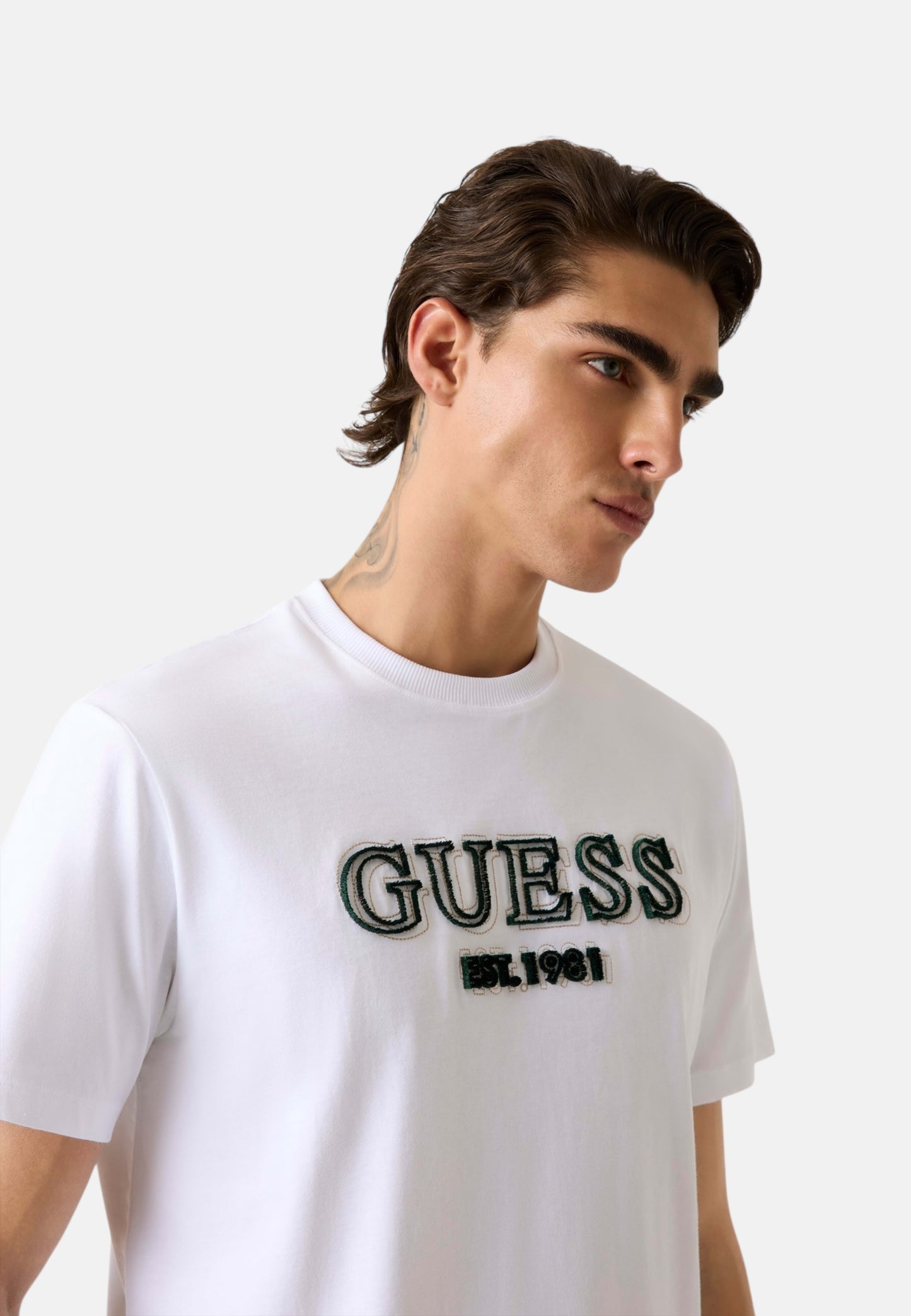 T-Shirt Manica Corta Uomo Guess  Embroidery Logo M6RI22K8FQ4