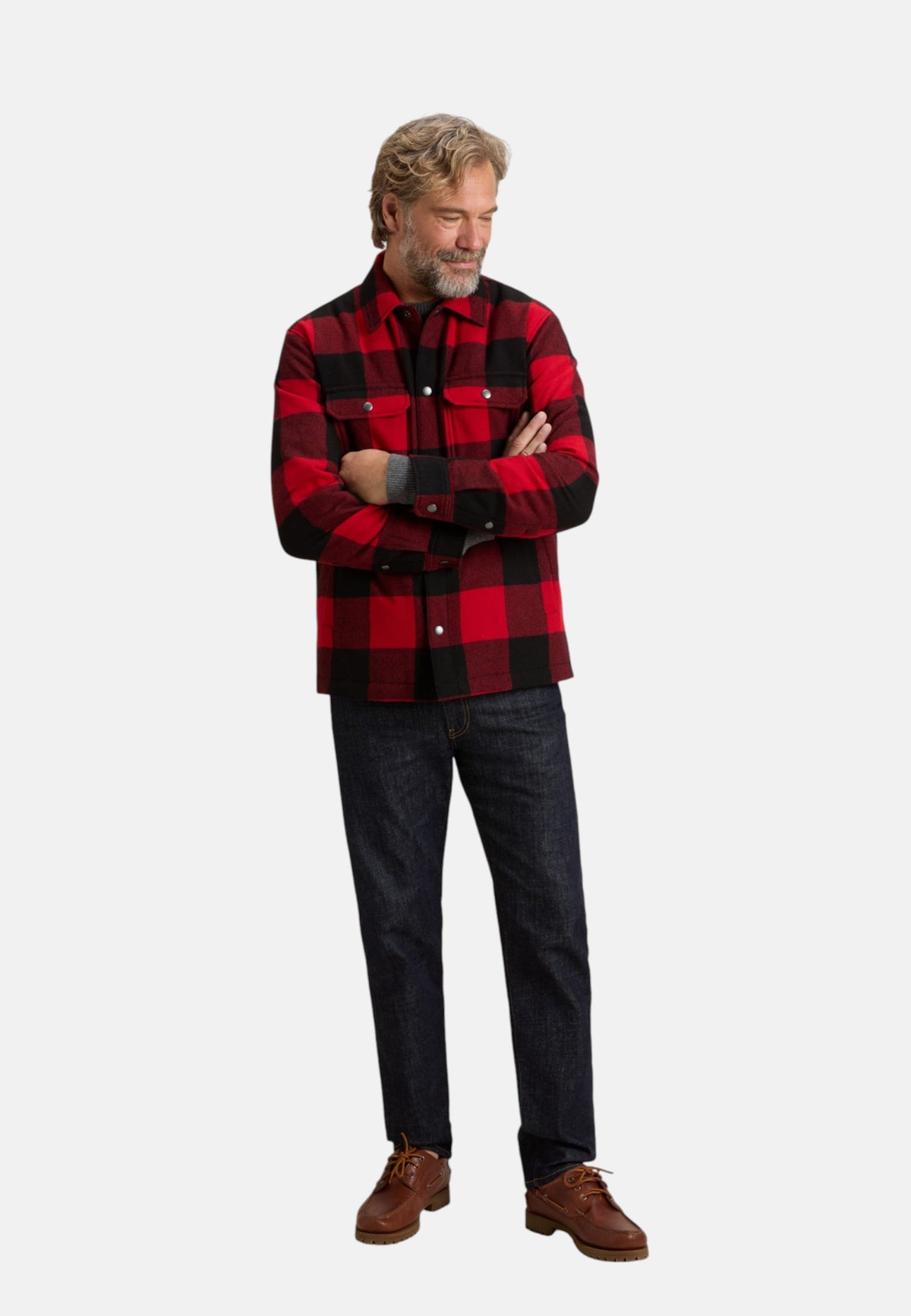 Giacca Invernale Uomo Woolrich  Wool Check Alaskan CFWOOS2018MBUT3046