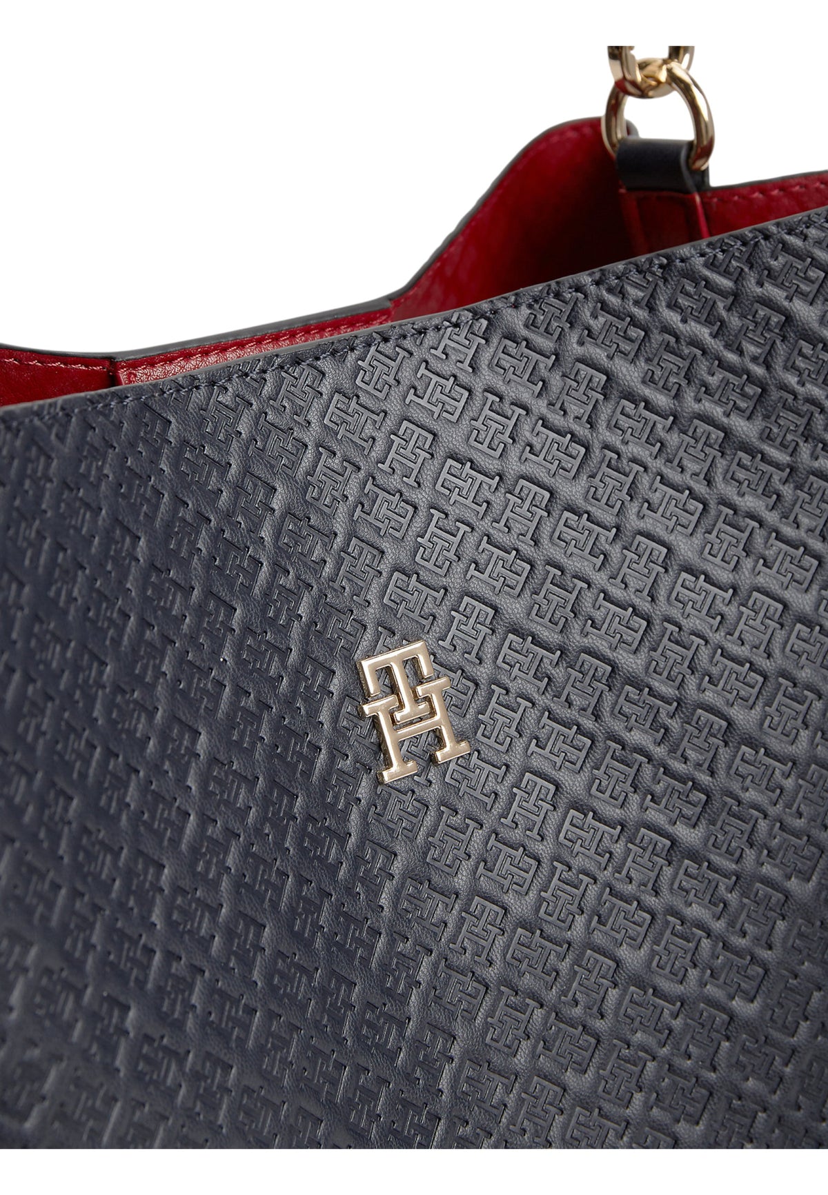 Borsa A Spalla Donna Tommy Hilfiger Shoulder Bag Mono Th Icon AW0AW19000