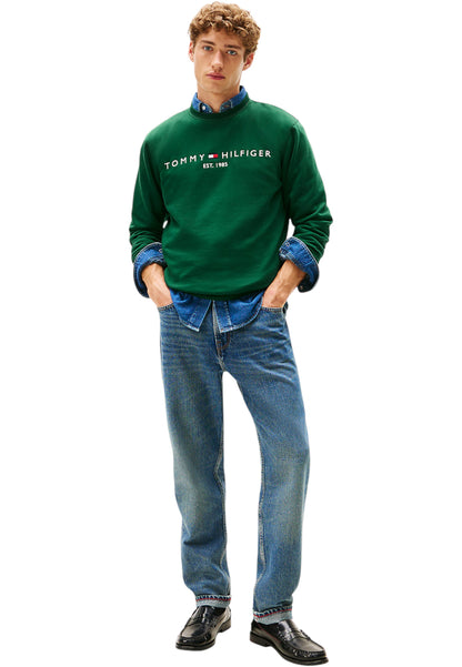 Felpa A Girocollo Uomo Tommy Hilfiger  Tommy Logo MW0MW11596