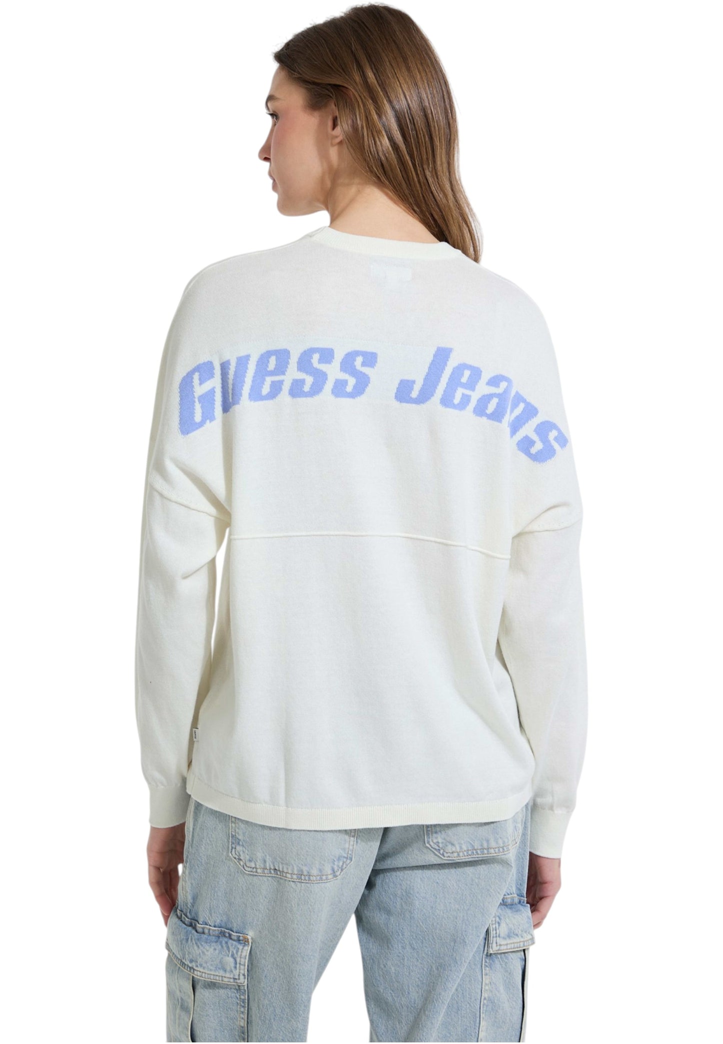 Maglione A Girocollo Donna Guess  Gj Back Intarsia W5YR34Z3HM1