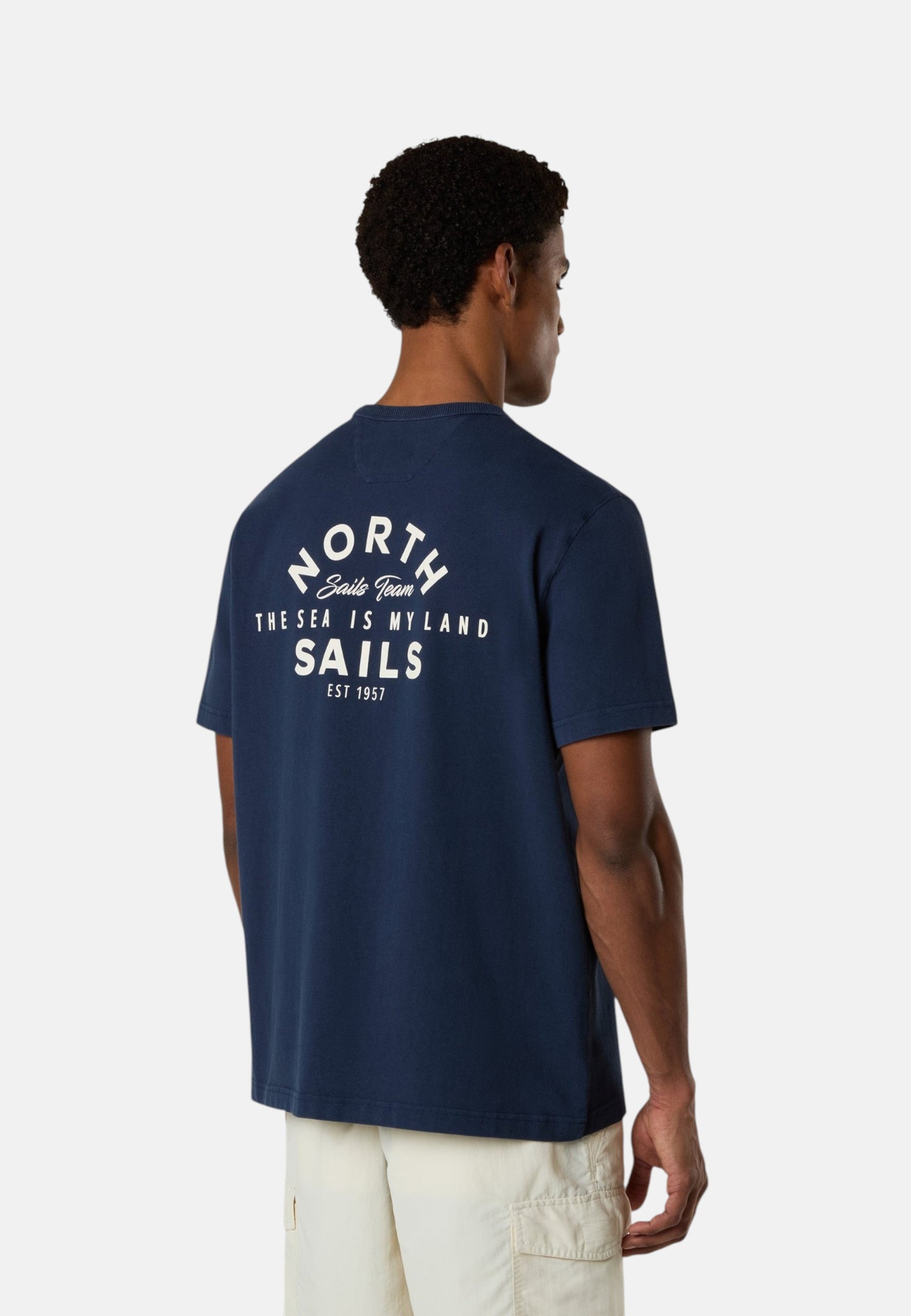 T-Shirt Manica Corta Uomo North Sails Con Stampa  693165