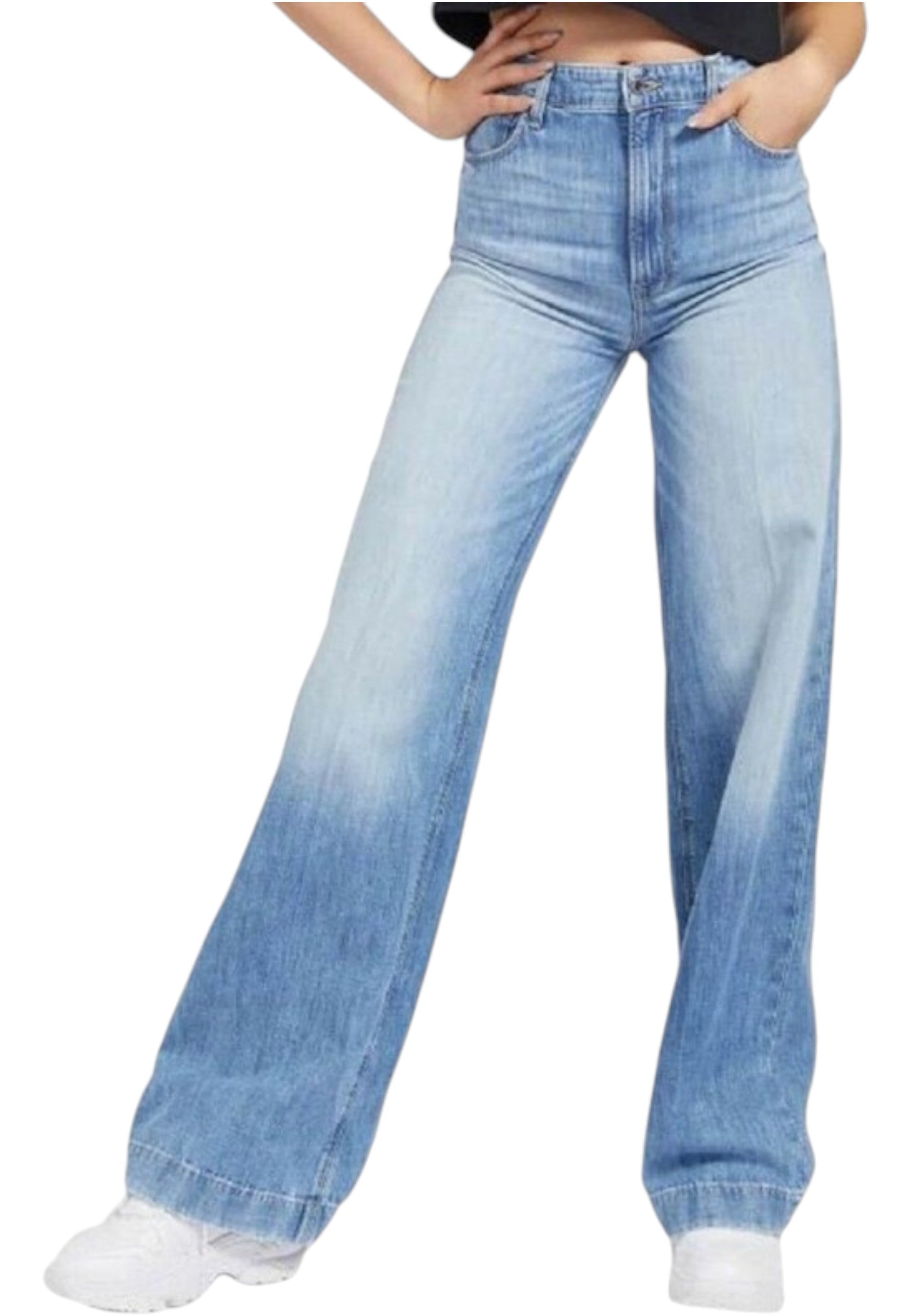 Jeans Wide Leg Donna Guess  Super W1GA09D4CV2