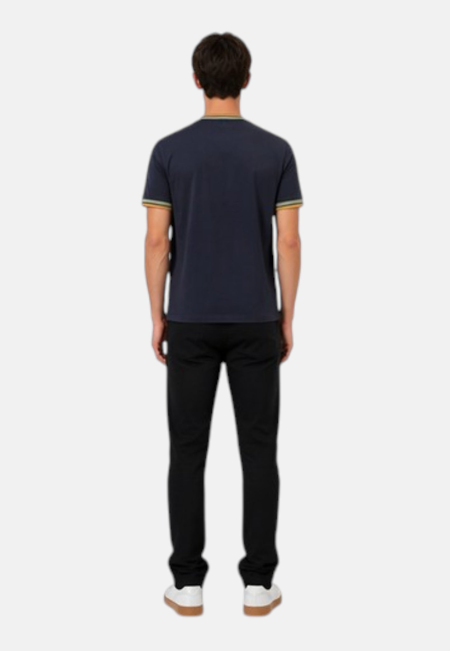 T-Shirt Manica Corta Uomo Harmont & Blaine Relaxed Con Piping  IXQ287021824