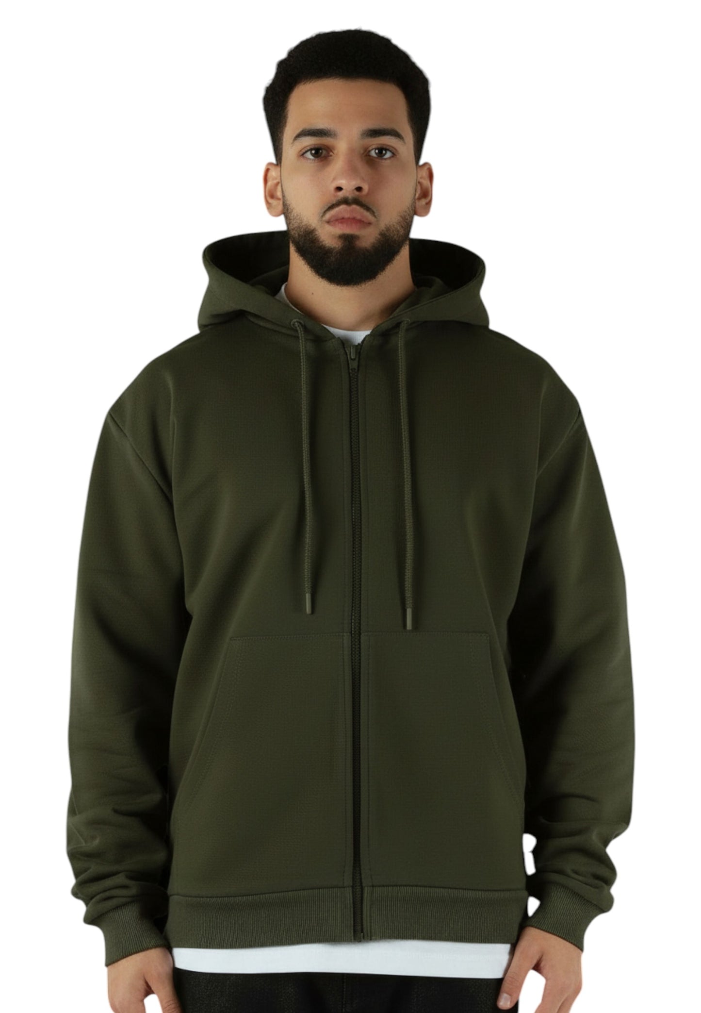 Felpa Con Zip Uomo Gcds Con Cappuccio Logo Tape  B2EM1900JD1