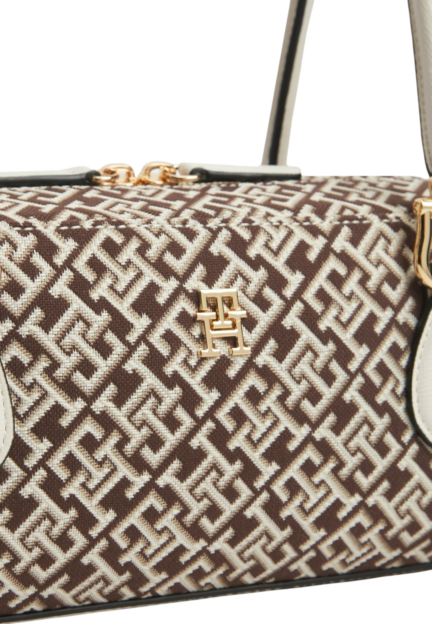 Borsa A Spalla Donna Tommy Hilfiger Shoulder Bag Jacquard Th Grace AW0AW18752