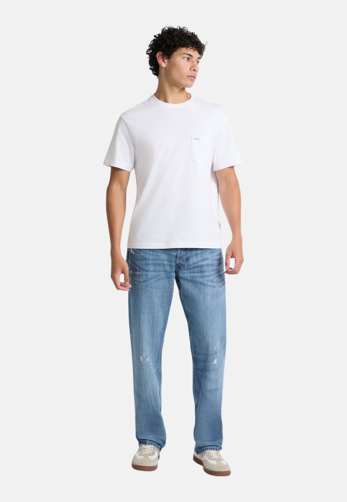 Jeans Straight Leg Uomo Guess Selvedge Light Washed Gj G16 M5GA1BD5NV1