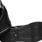 Sneakers Basse Donna Nero Giardini Tomaia in pelle e tessuto, chiusura con lacci, pannelli sovrapposti, fondo rialzato, Made in Italy  I617391D