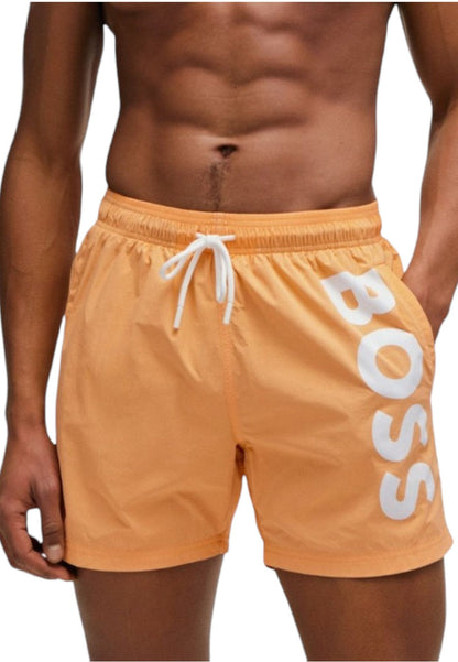 Costume da bagno Short Uomo Boss Con Maxi Logo Verticale Octopus 50515296