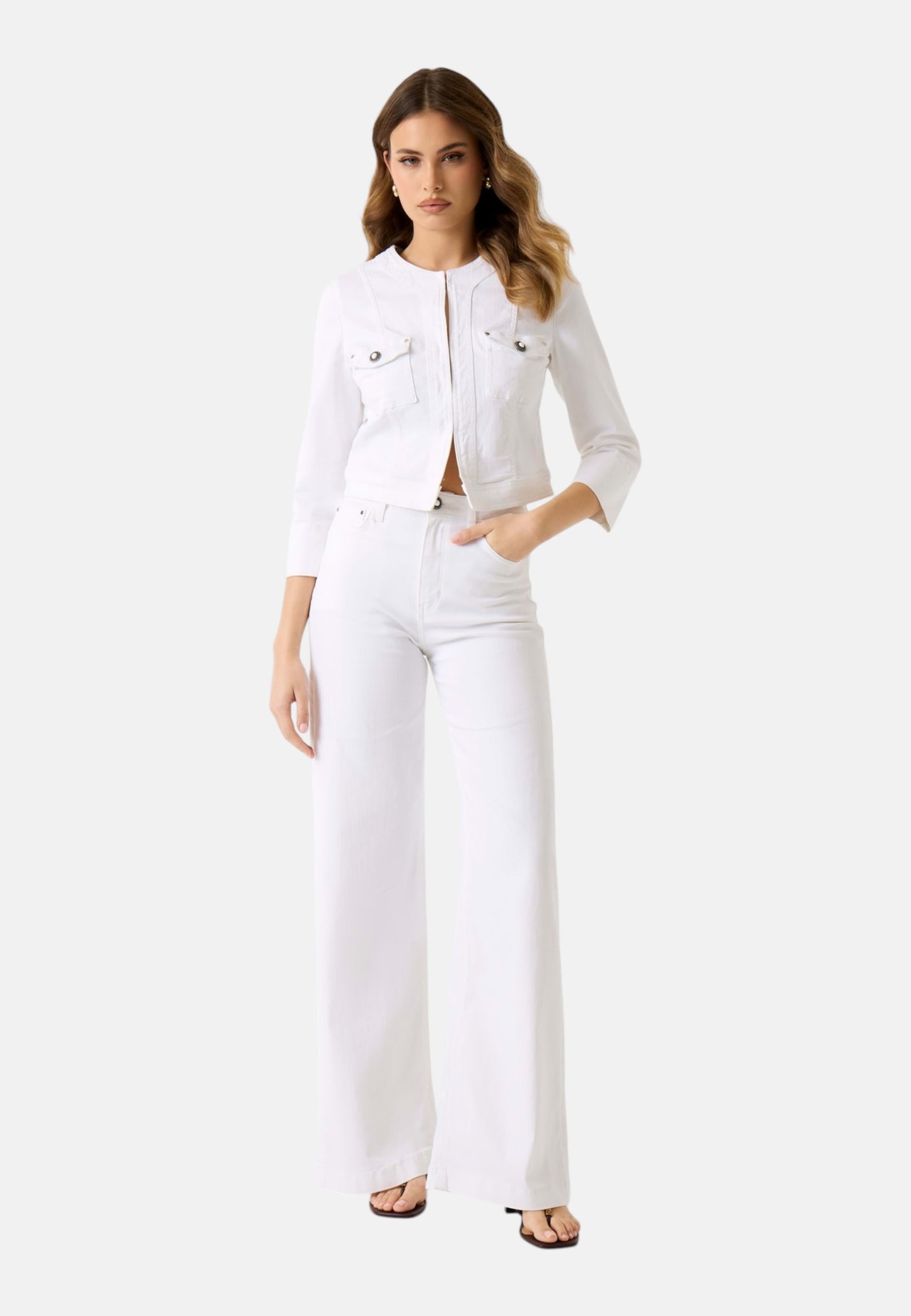 Jeans Wide Leg Donna Guess  Bellagio W6GA1CD0708