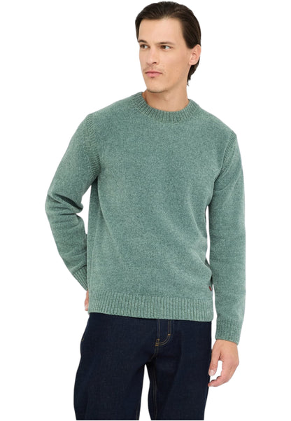 Maglione A Girocollo Uomo Liu Jo In Ciniglia  QF5079MA29P