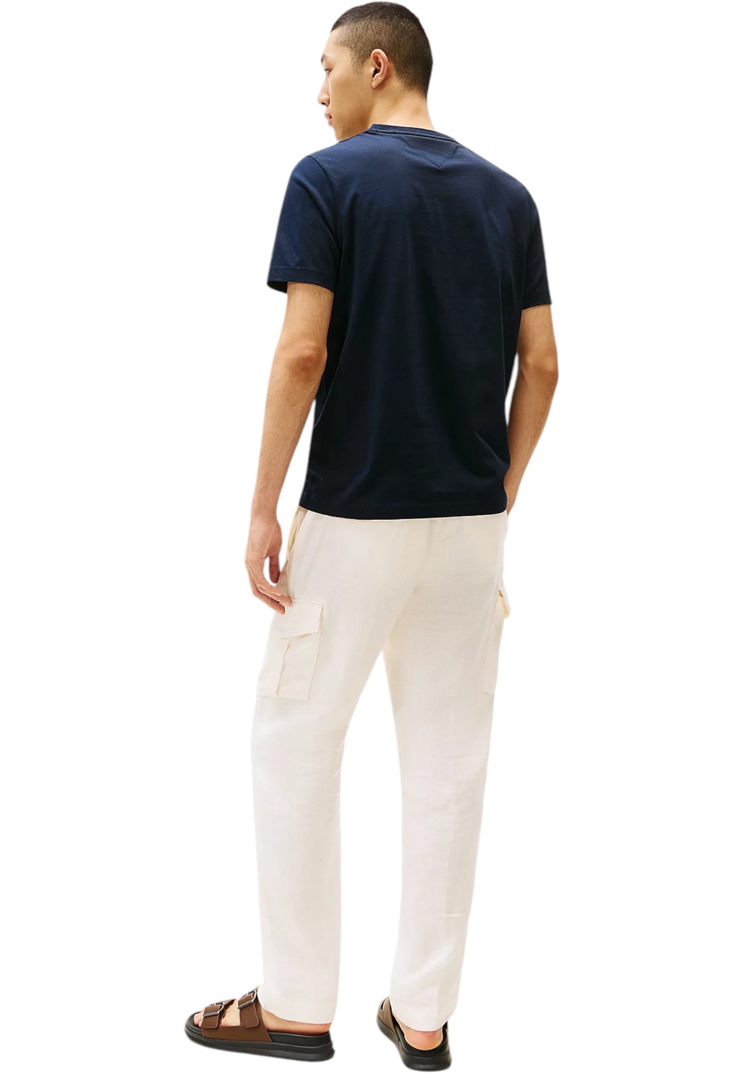 T-Shirt Manica Corta Uomo Tommy Hilfiger  Hilfiger Outline Flag