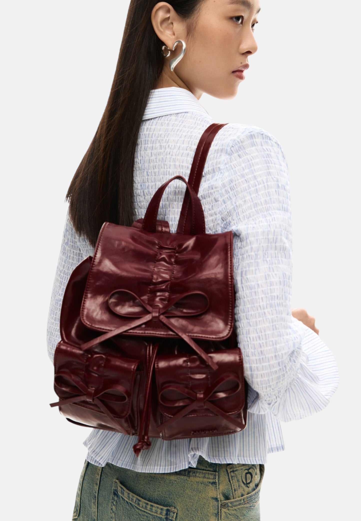 Zaino  Donna Desigual  Back Rodio Prisa Short Burgundy 26SAKP09