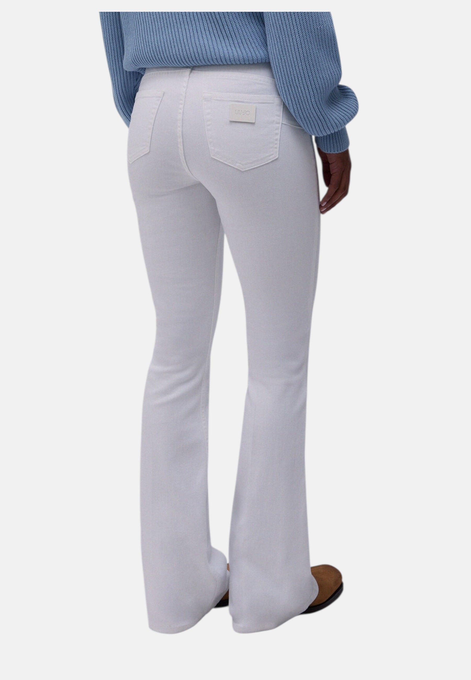 Pantaloni Bootcut Fit Donna Liu Jo Vita Alta Beat Pockets WA6254T443A
