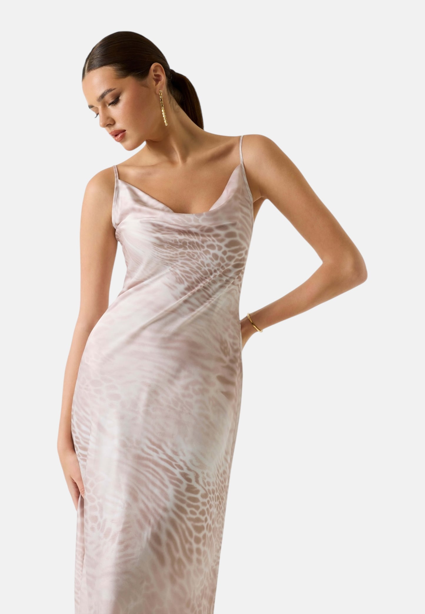 Vestito Lungo Donna Guess  New Akilina W5GK85WH9C2