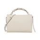 Borsa A Spalla Donna Coccinelle In Pelle Martellata Doppia Boheme Medium E1M50190201