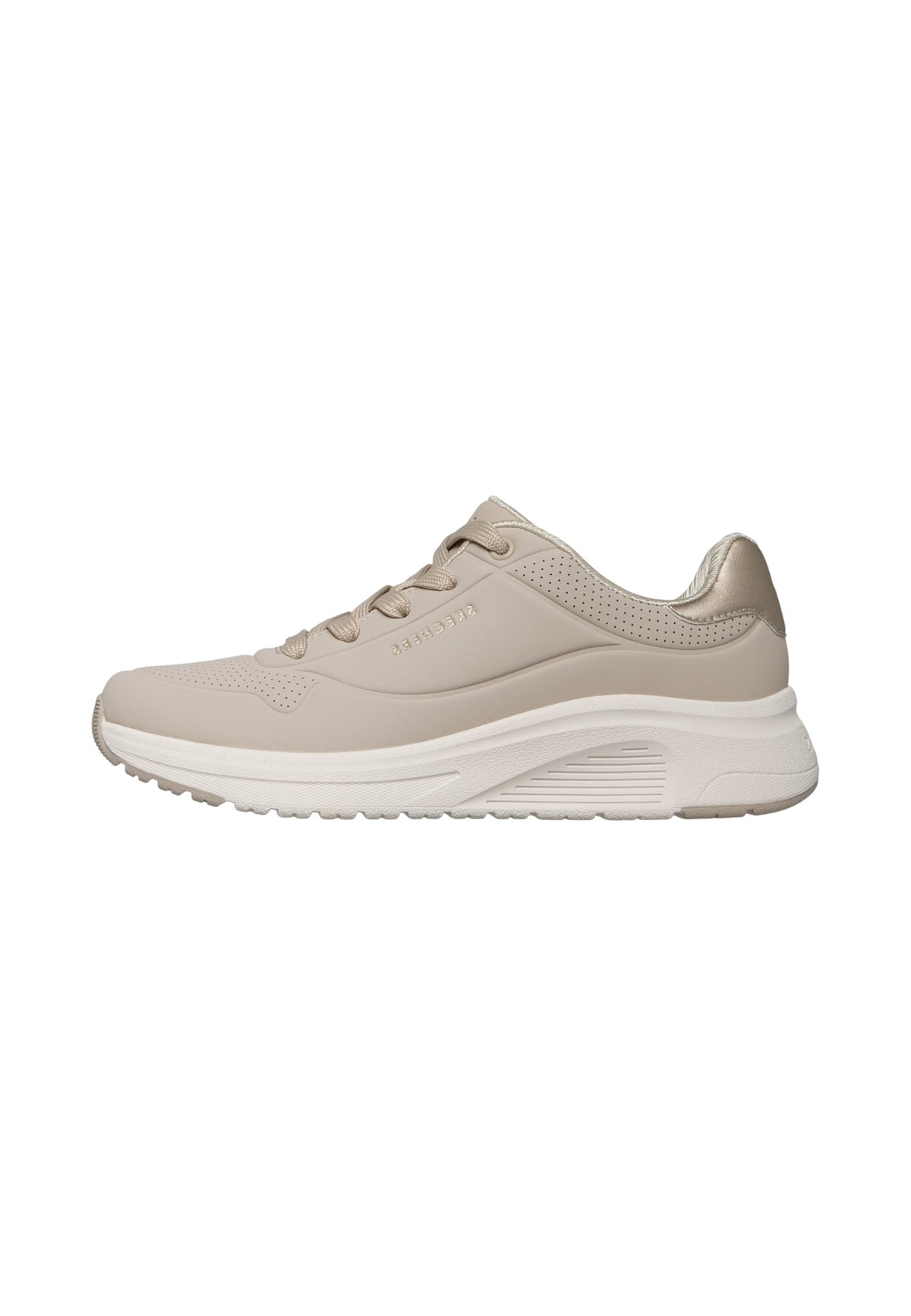 Sneakers Basse Donna Skechers Memory Foam, Tomaia traforata Uno Lite 2 190265