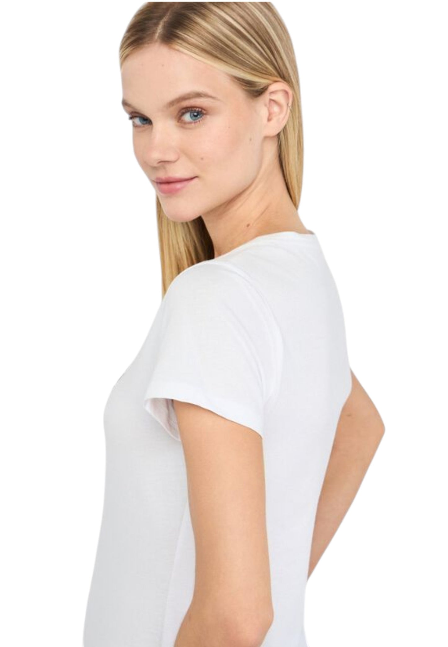T-Shirt Manica Corta Donna Liu Jo  Faded Liujo Silver UF5266JS904