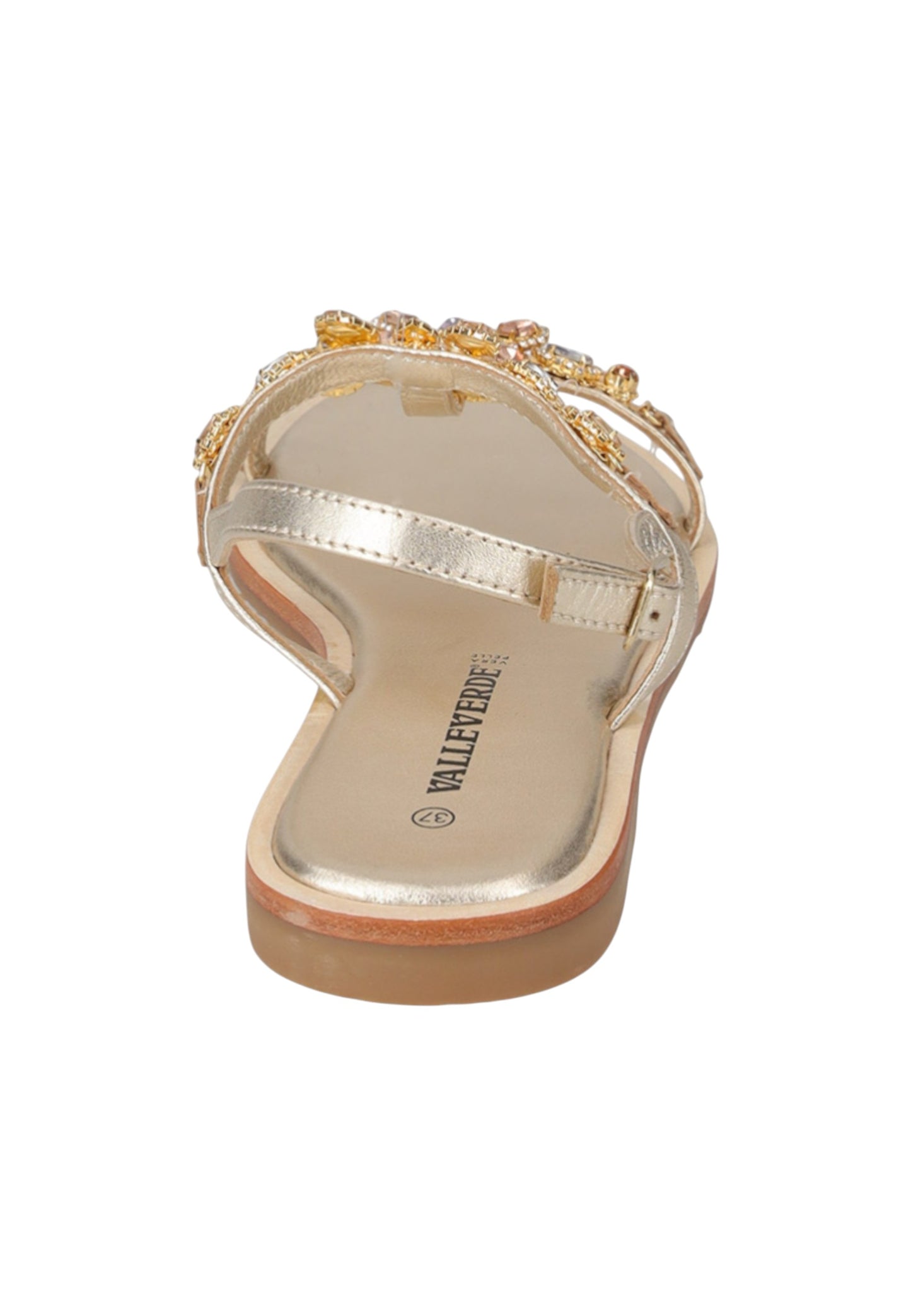 Sandali Bassi Donna Valleverde Con Strass  14120