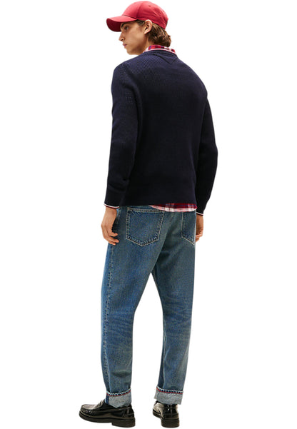 Maglione A Girocollo Uomo Tommy Hilfiger  Rwb Rib MW0MW41516