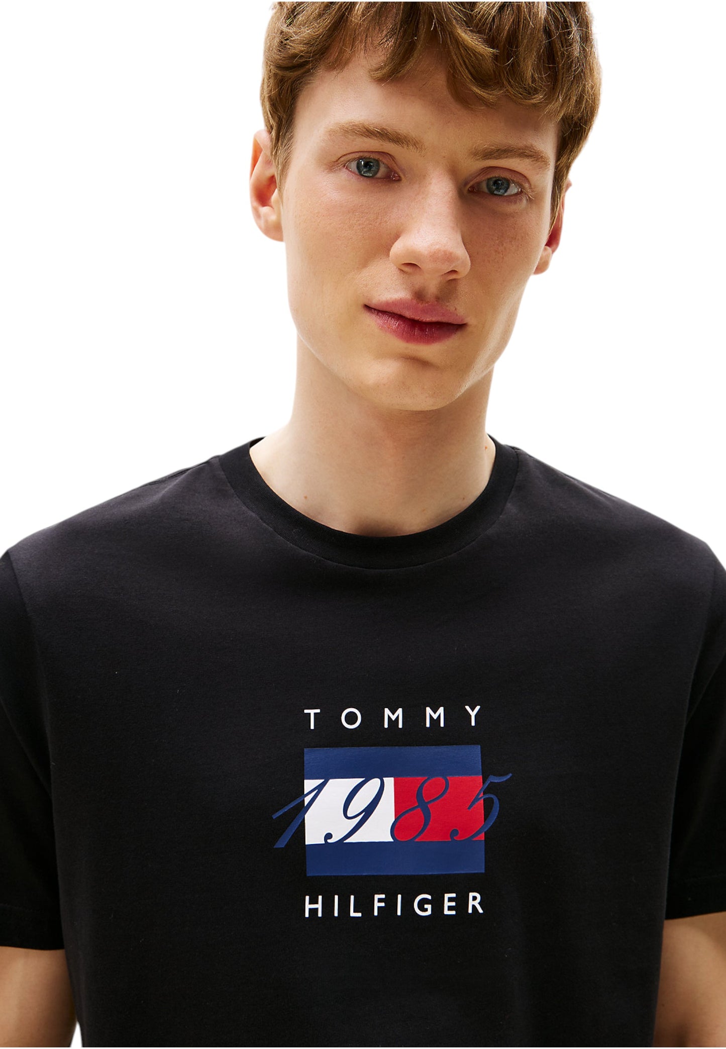 T-Shirt Manica Corta Uomo Tommy Hilfiger  Linear Flag Graphic MW0MW41338