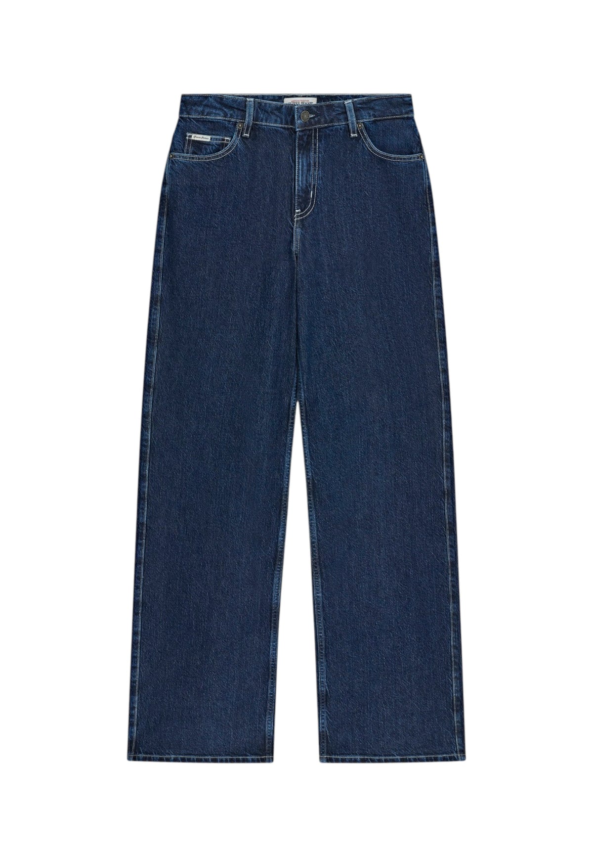Jeans Wide Leg Donna Guess Flap Pockets Gj G11 W6YA01D1178