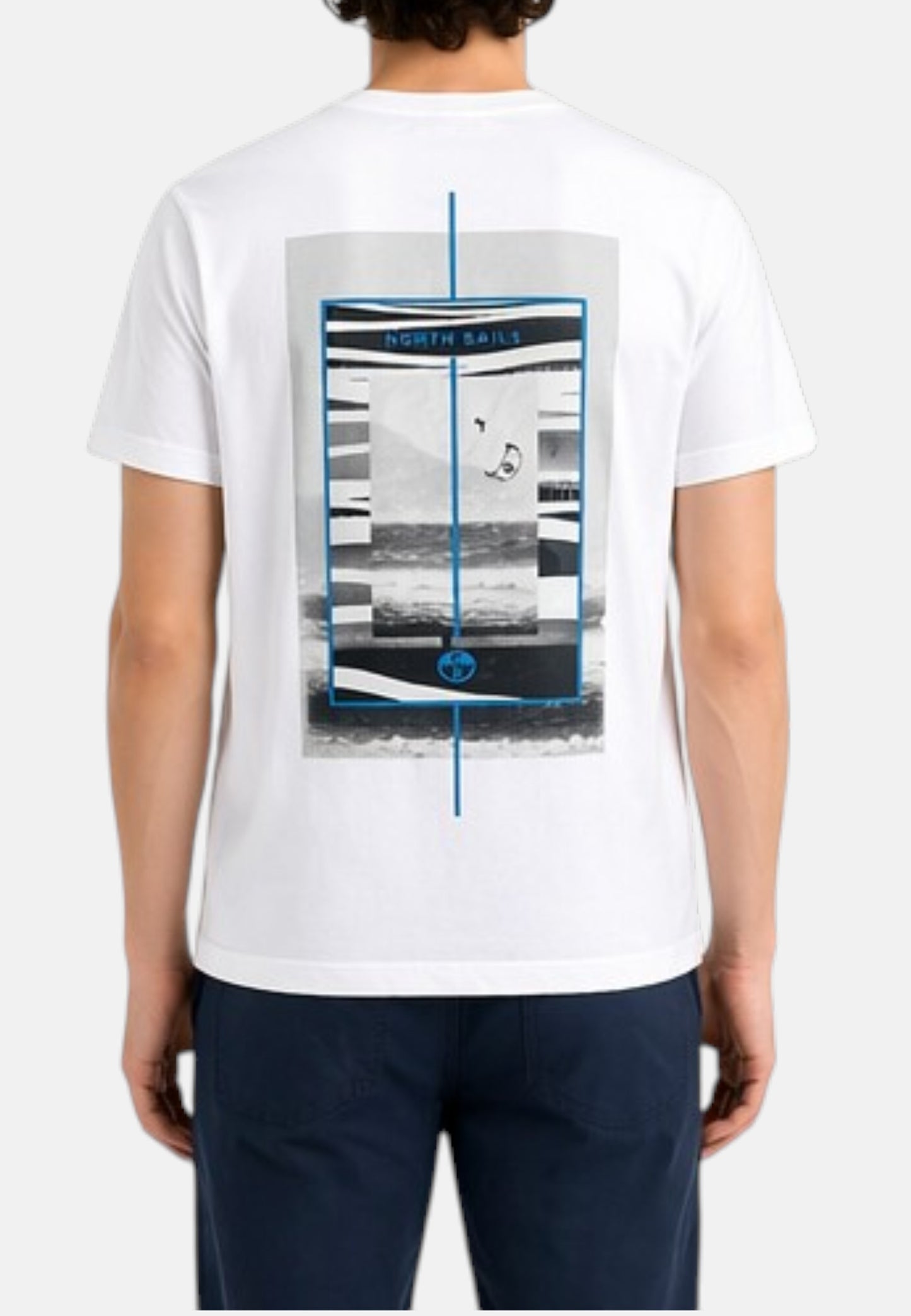 T-Shirt Manica Corta Uomo North Sails Con Stampa  693158