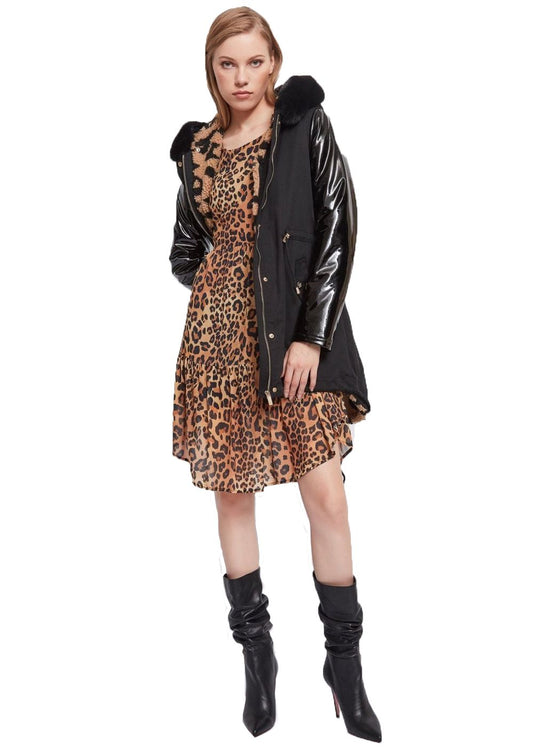 Giacca Invernale Donna Denny Rose Con Cappuccio  221ND35009