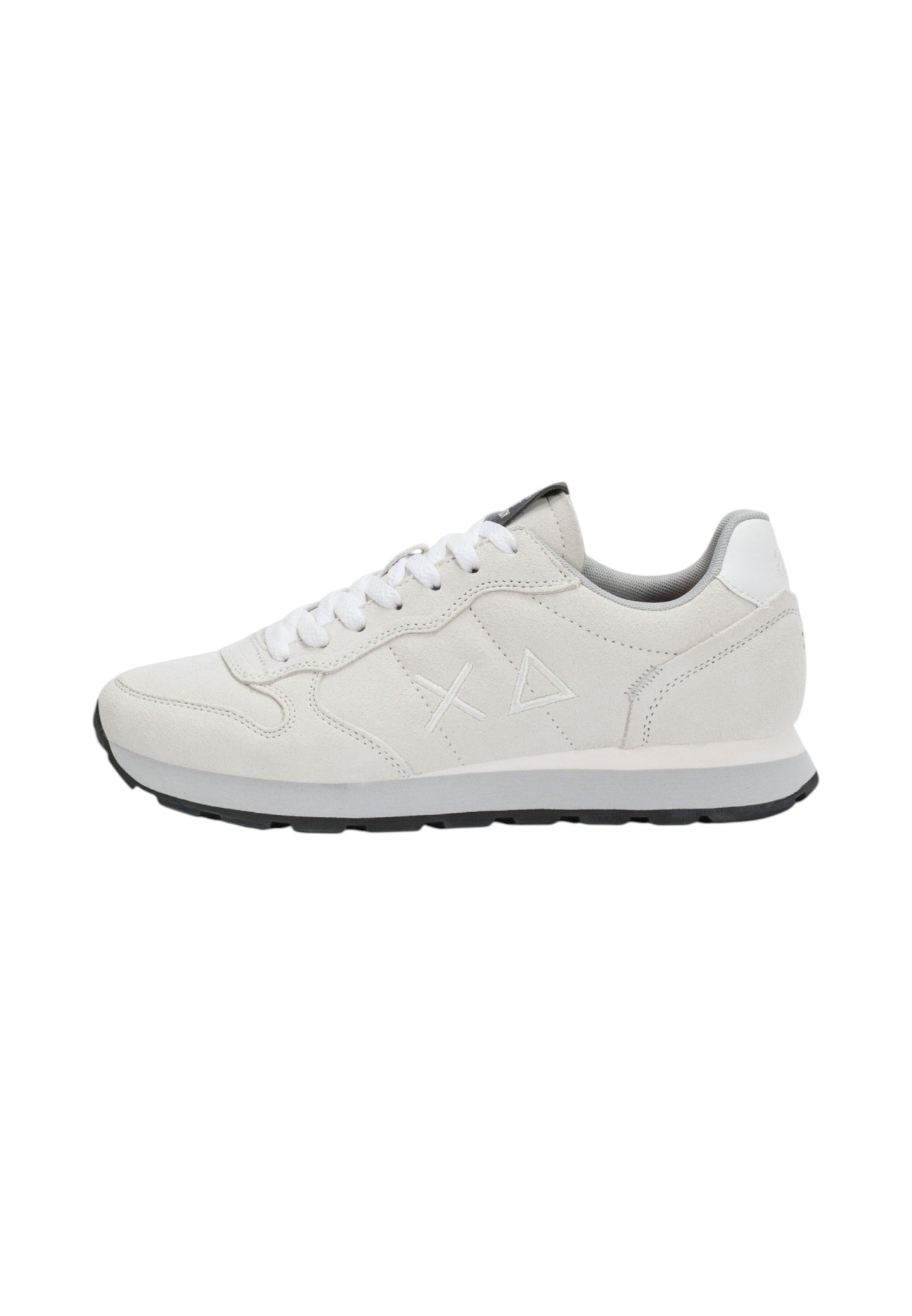 Sneakers Basse Uomo Sun68 Stile Running, Suede, Logo Ricamato Tom Suede Z46106