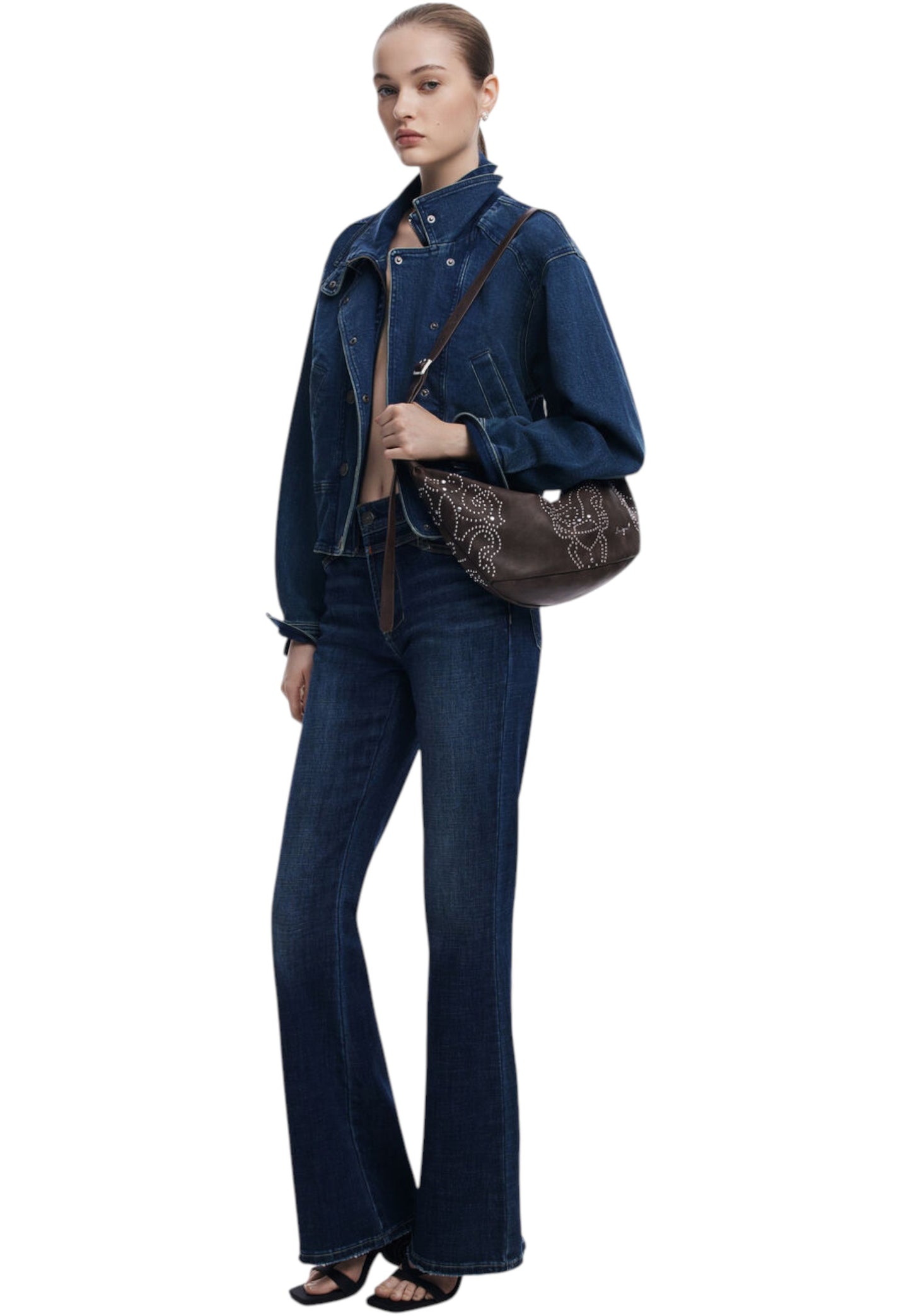 Borsa A Tracolla Donna Desigual  Poker Face Munster 2.0 Choco 25WAXP33