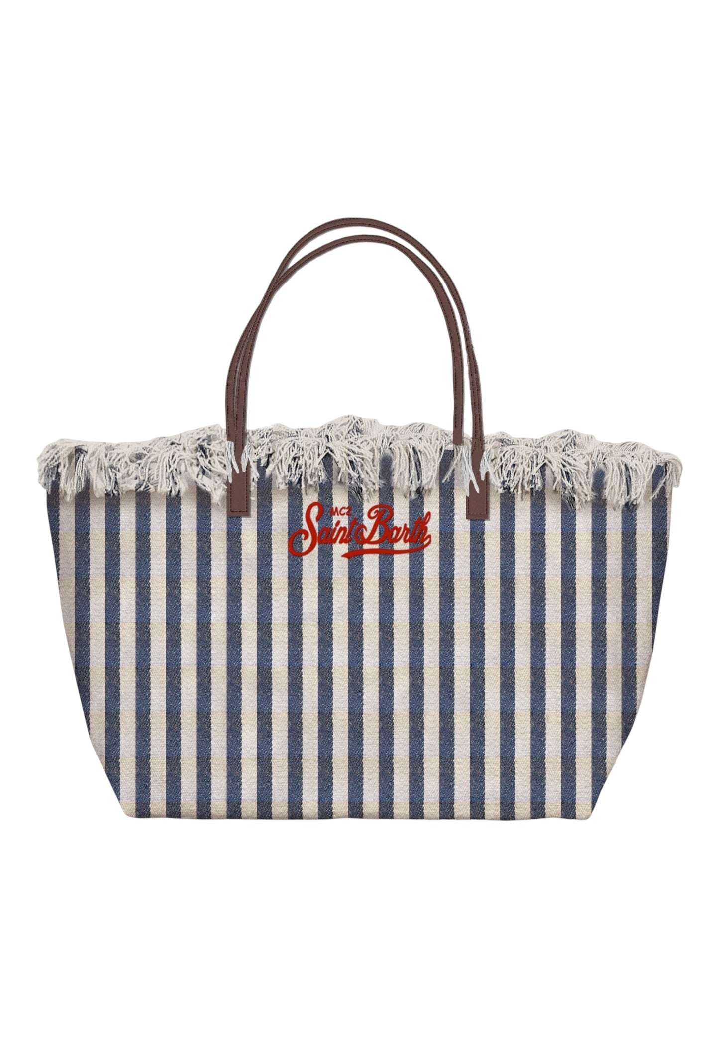Borsa A Spalla Donna Mc2 Saint Barth Hb Stripes City Bag Fringe CBF0001