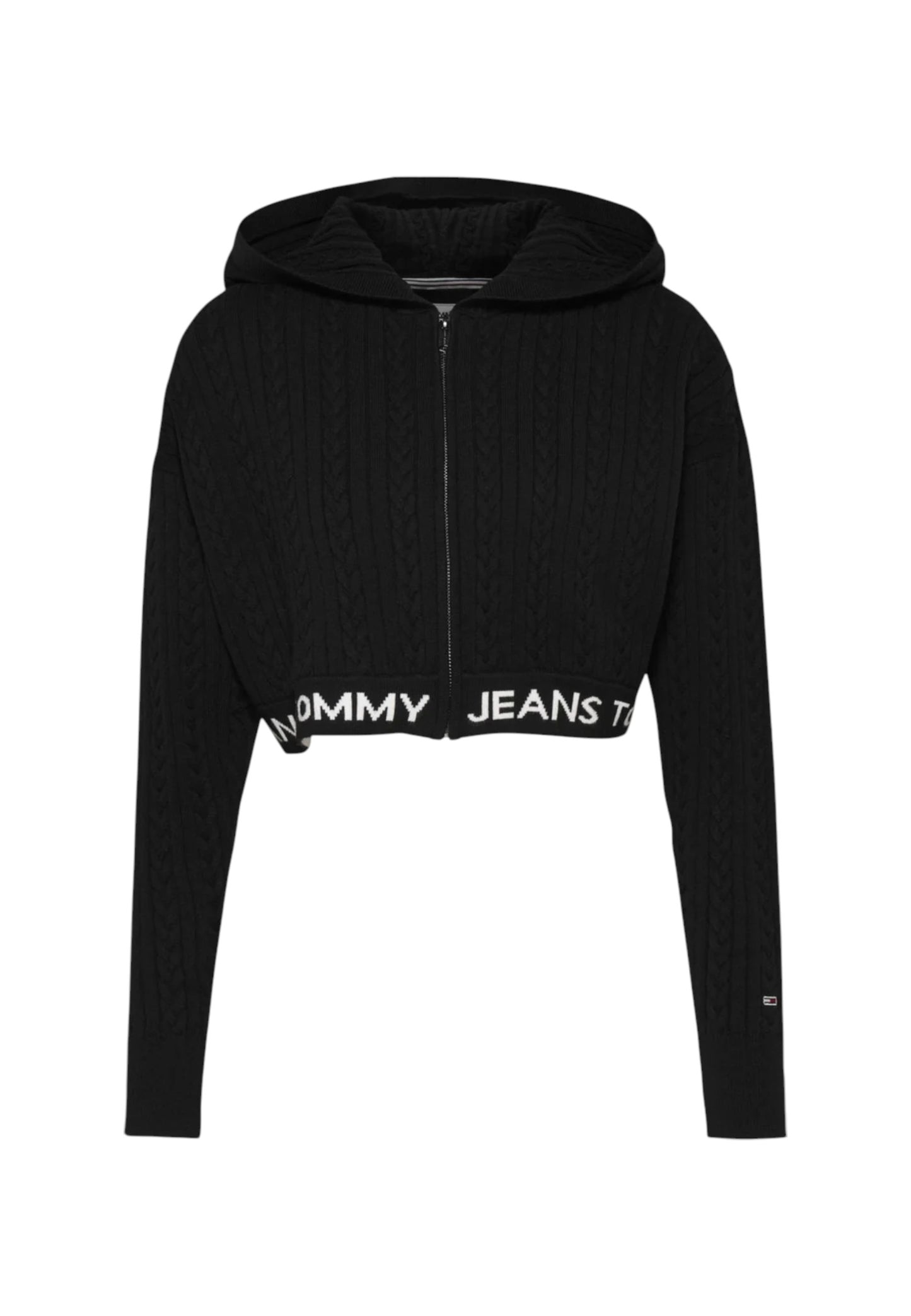 Felpa Con Zip Donna Tommy Jeans Con Cappuccio  DW0DW14266