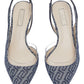 Sling Back  Donna Liu Jo In Denim Monogram Deva 09 SA6023TX523