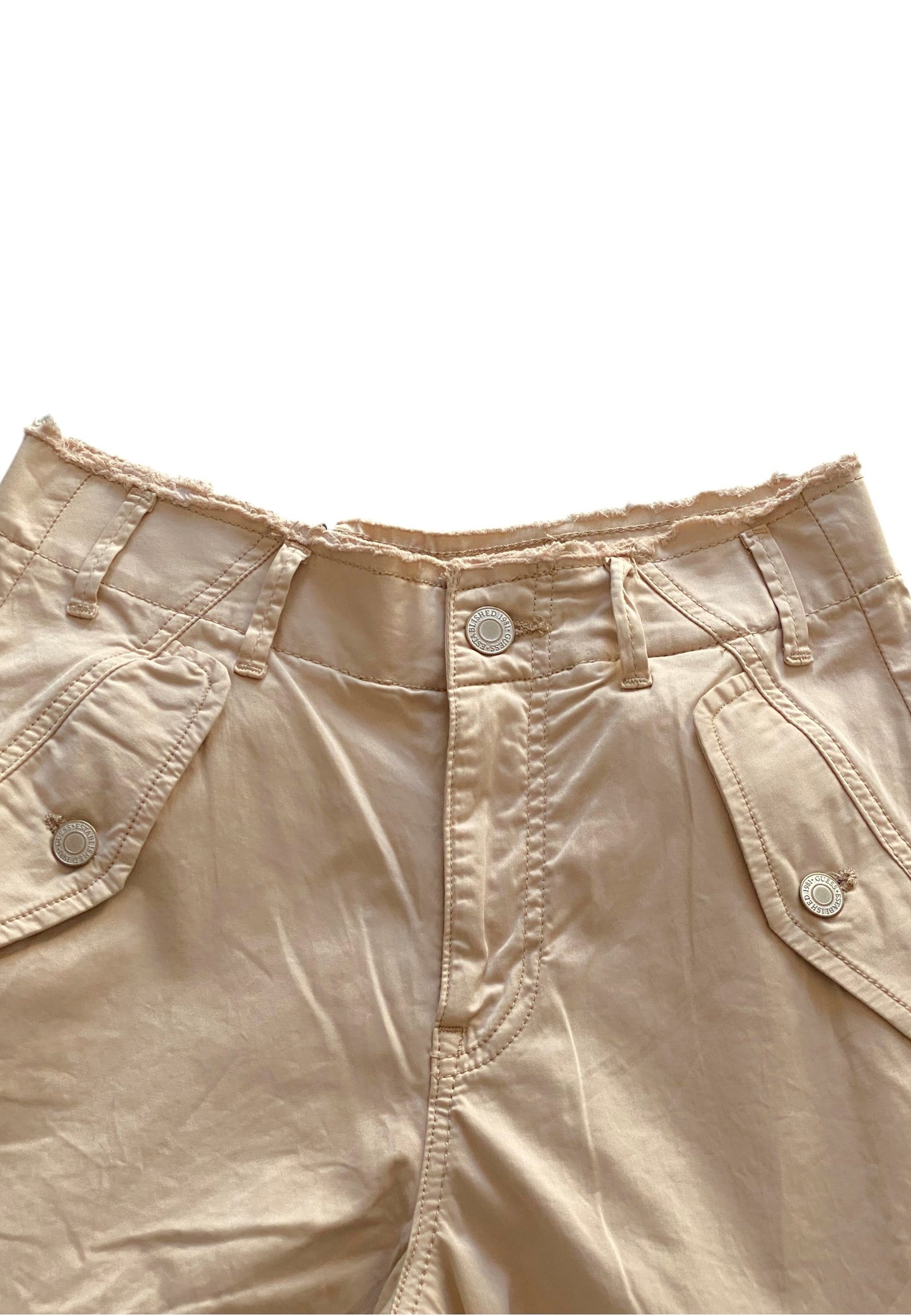 Pantaloni Cargo Donna Guess  Baggy W6GB16W1888