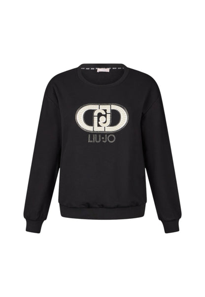 Felpa A Girocollo Donna Liu Jo Con Perle  TF5154FS576