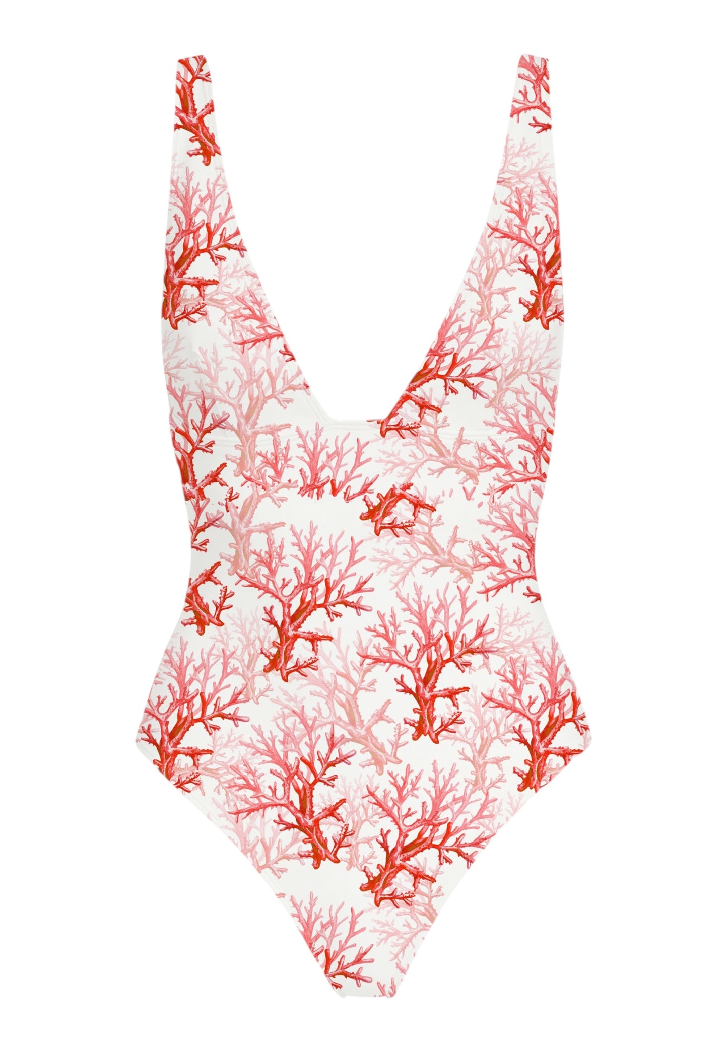 Costume Intero Donna Mc2 Saint Barth Classical Band Triangle Coral Reef Mavi MAVI001