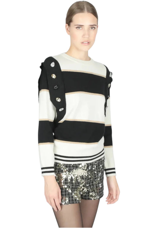 Maglione A Girocollo Donna Le Volière   WW22M069