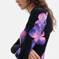 Vestito Corto Donna Desigual Collaborazione M. C. Lacroix, Motivo floreale, Fit regular, Manica lunga, Collo alto, Viscosa Lenzing EcoVero Orchidpurple 26WWVK03