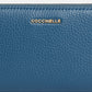 Portafoglio Con Zip Donna Coccinelle In Pelle Martellata Metallic Soft Large E2MW5113201