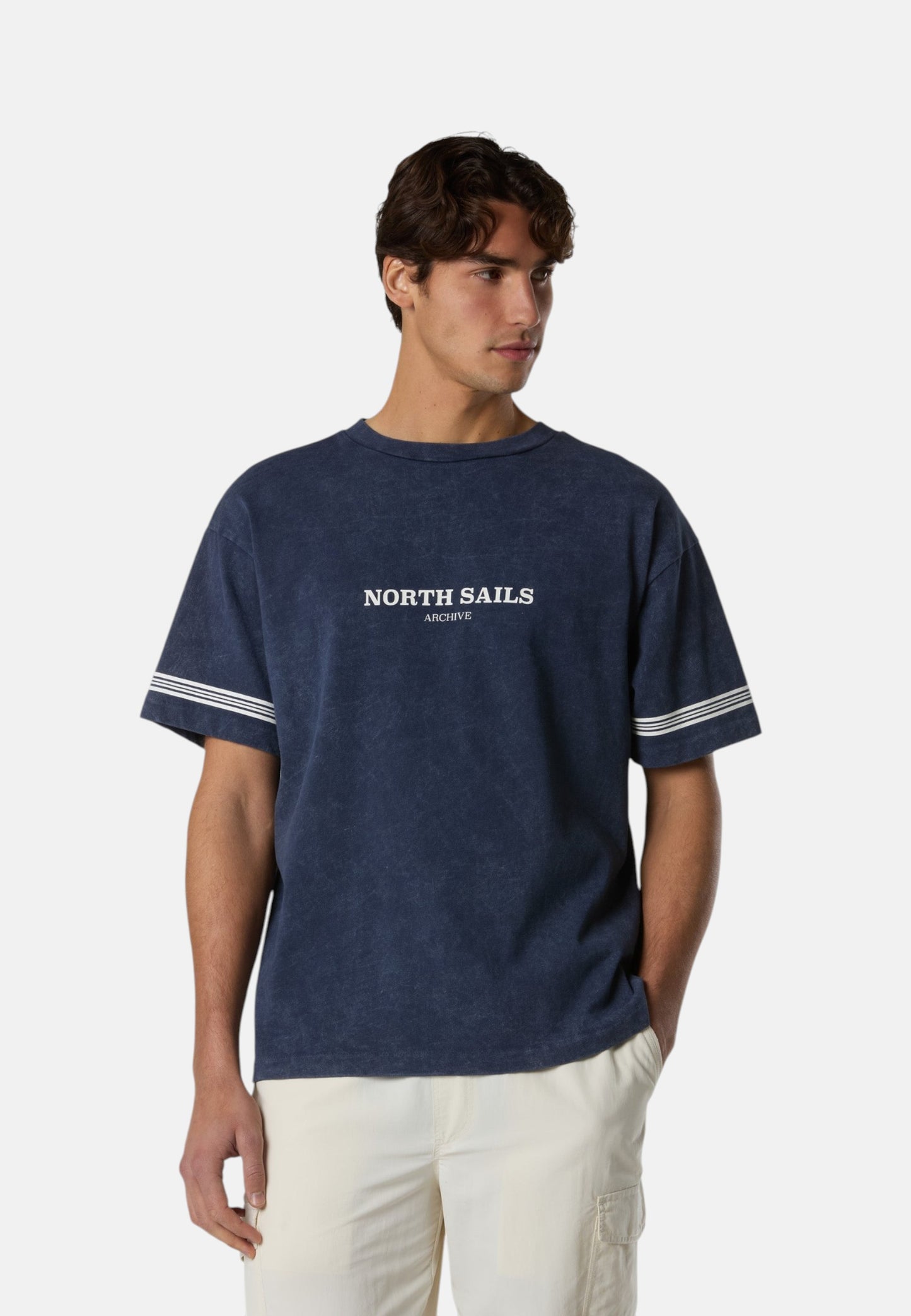 T-Shirt Manica Corta Uomo North Sails Con Stampa  693166