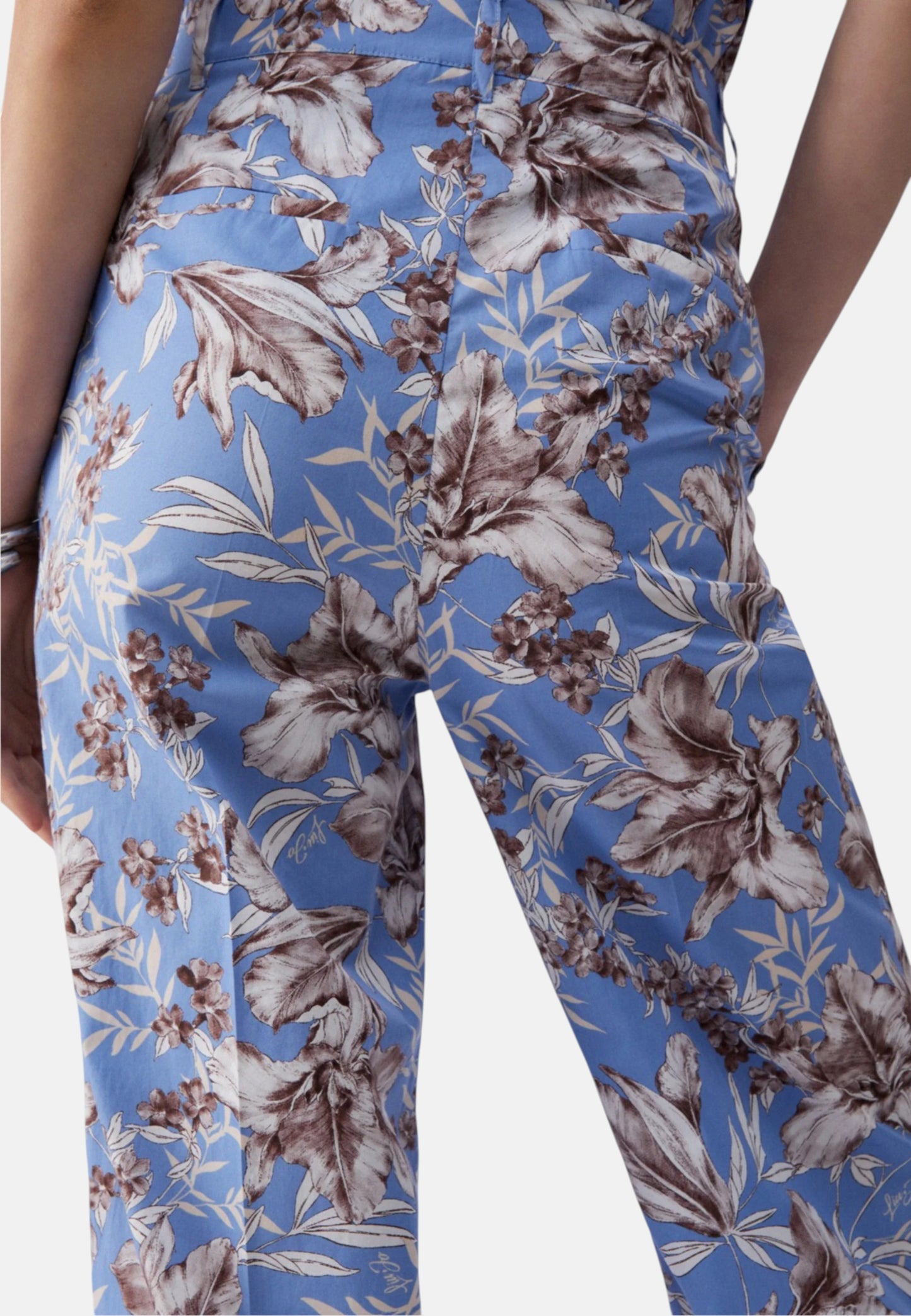 Pantaloni Palazzo Donna Liu Jo Blu Wave Liles Linea 3.0 WA6441T4853