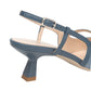Sling Back  Donna Nero Giardini Effetto Paglia  E615471D