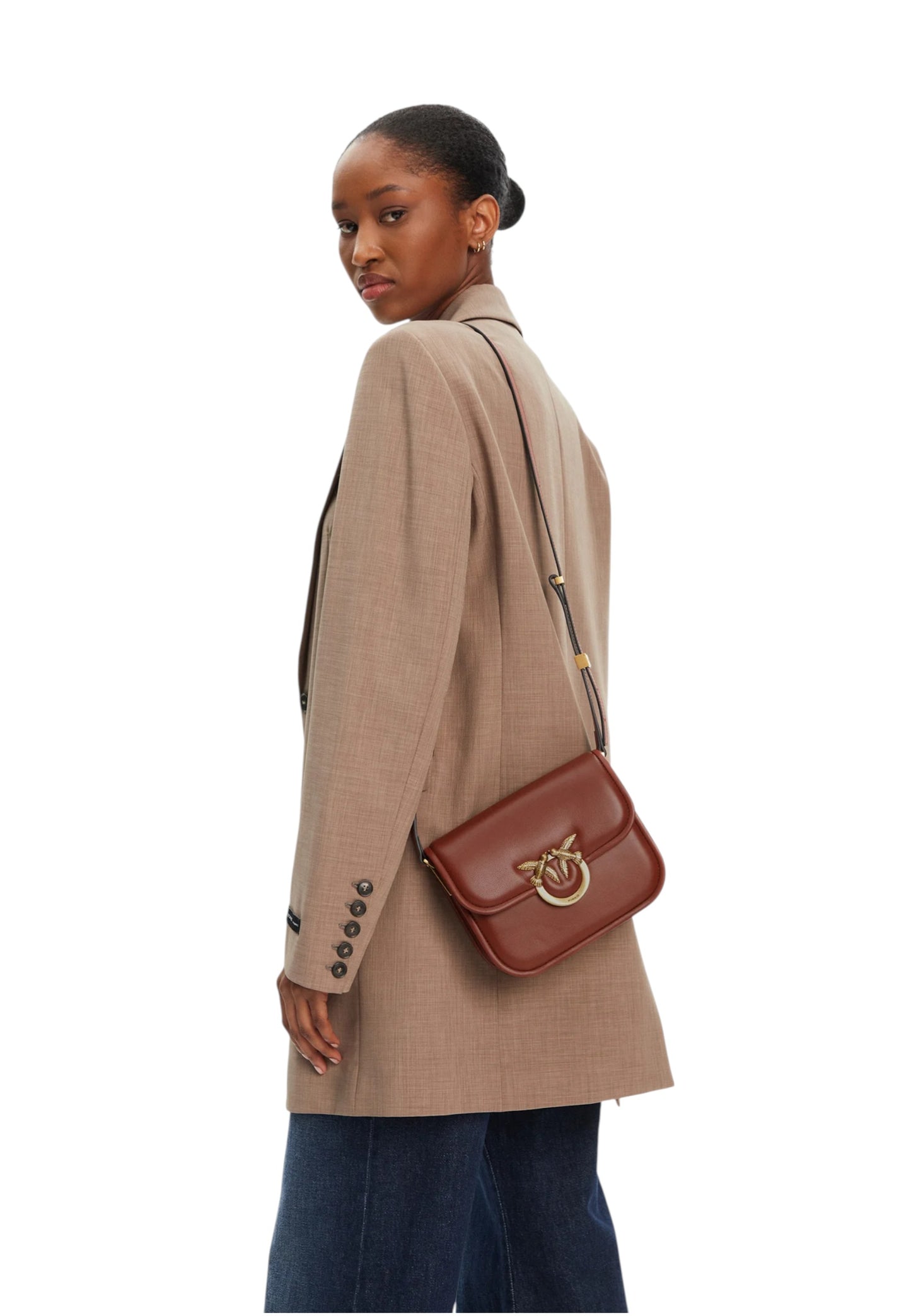 Borsa A Spalla Donna Pinko Media Love Box Bag 104297A26L