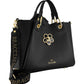 Borsa A Mano Donna Braccialini A Bauletto, Doppio con tracolla removibile e regolabile, Chiusura con clip, Con pochette interna removibile, Charm gioiello a forma di margherita, Dimensioni: 36 x 17 x 29 Cm Amy Bijoux B19212YY