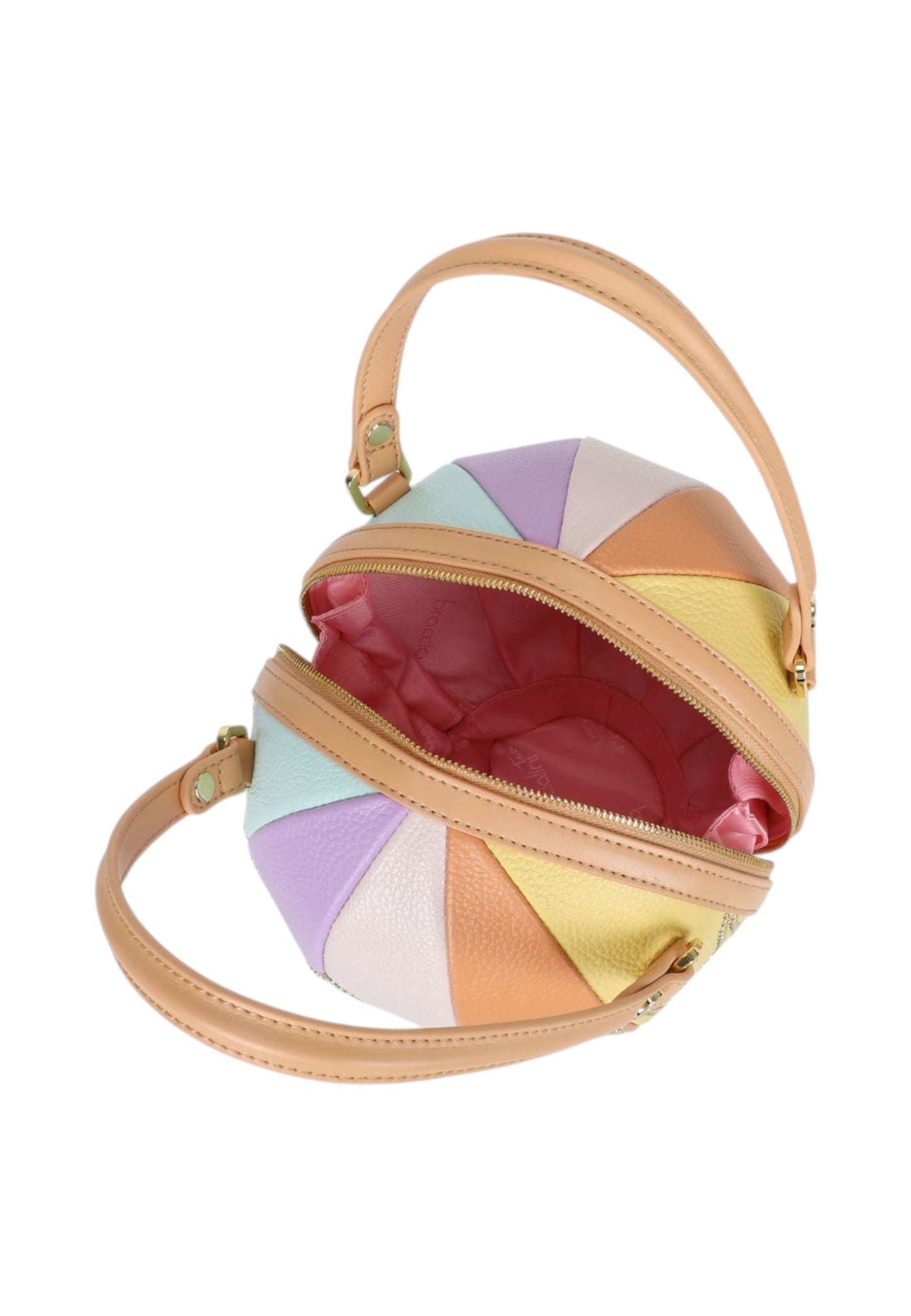 Borsa A Tracolla Donna Braccialini Mongolfiera In Pelle Temini B19042PP