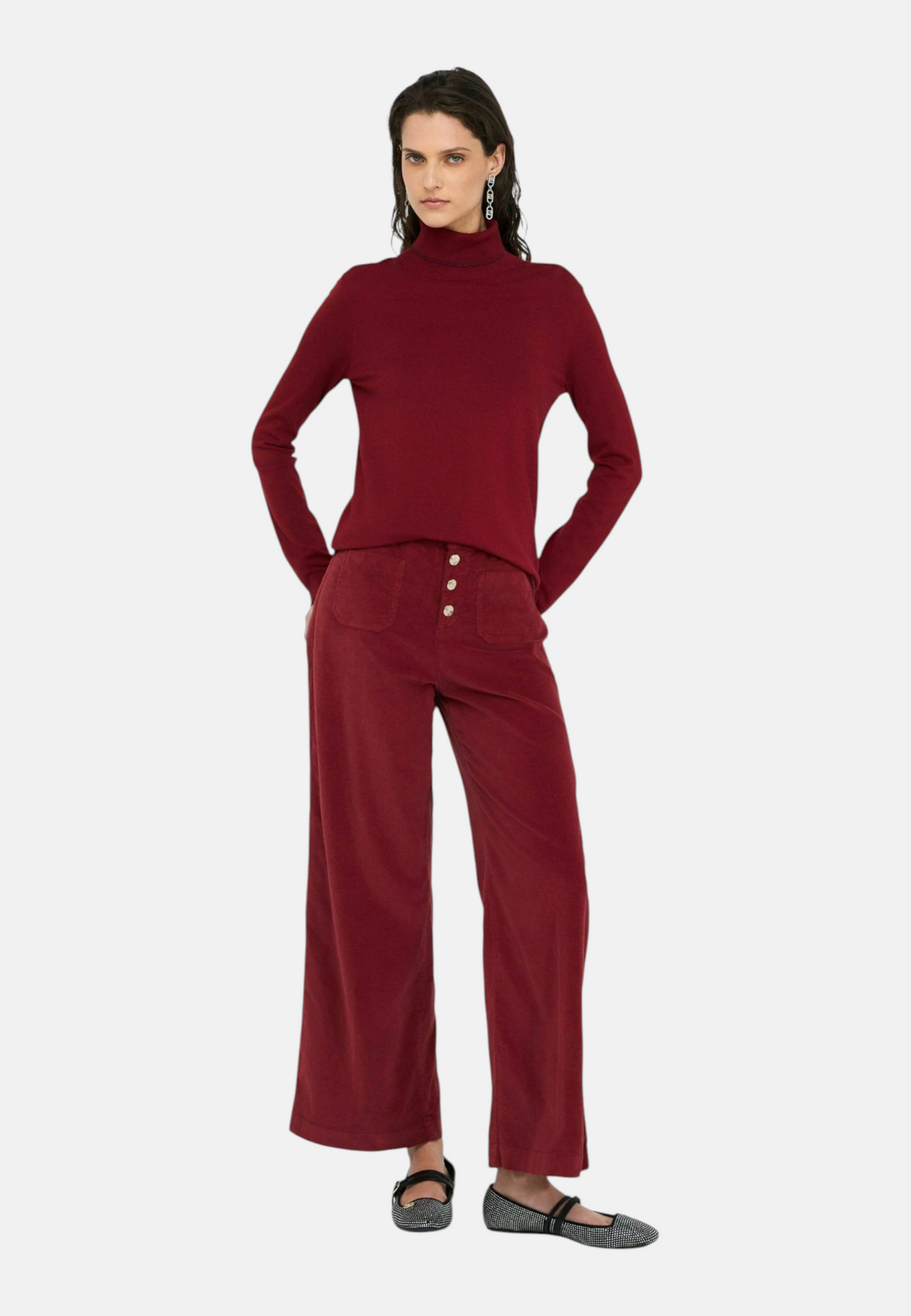 Maglione Collo Alto Donna Liu Jo Basic Fit  WF6013MS49I