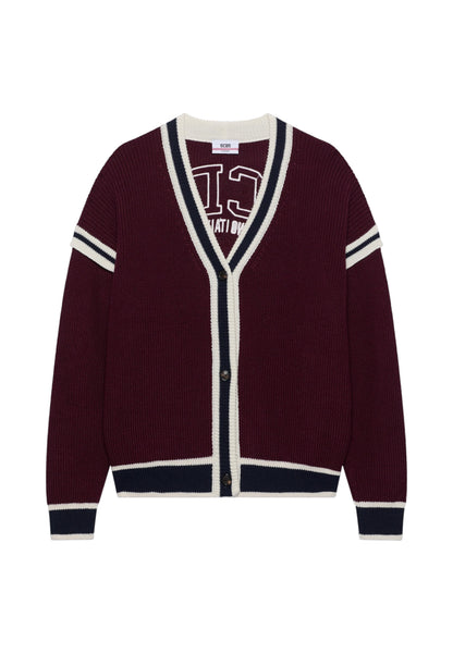 Cardigan  Uomo Gcds  Logo Lounge College B2EW1801KI3