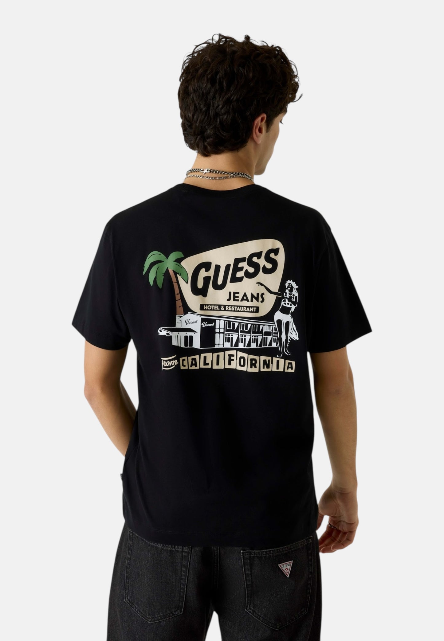 T-Shirt Manica Corta Uomo Guess  Gj West Coast Hotel M6GIC0K8HM0